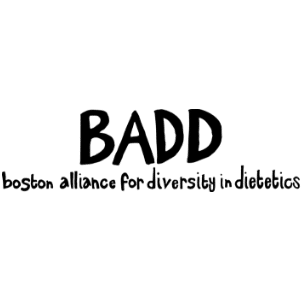 BADD, Boston Alliance for Diversity in Dietetics Logo
