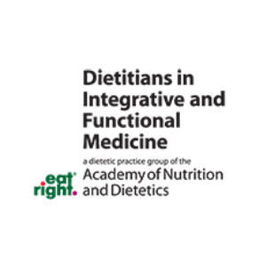eat right. Academy of Nutrition and Dietetics, Dietitians in Integrative and Functional Medicine Logo
