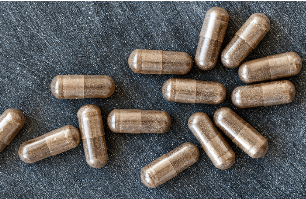Slippery elm capsule