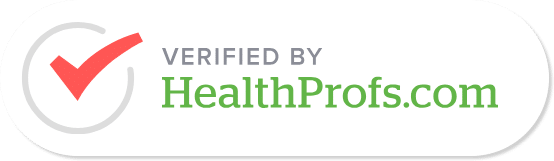 Verified by HealthProfs.com badge